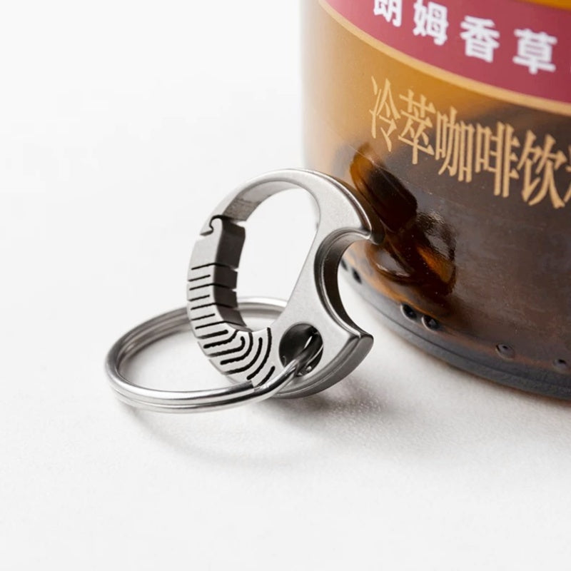 Hot Super Mini Titanium Keychain Bottle Opener Pendant Creative Gift