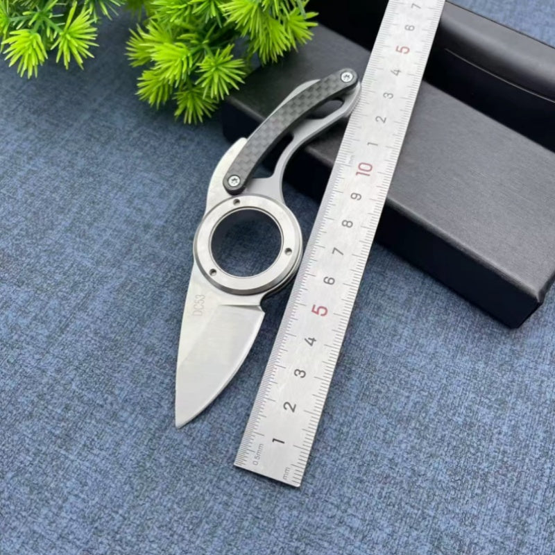 Big Eye Monster Anytime EDC Folding Knife Ring Knife Outdoor Gadget