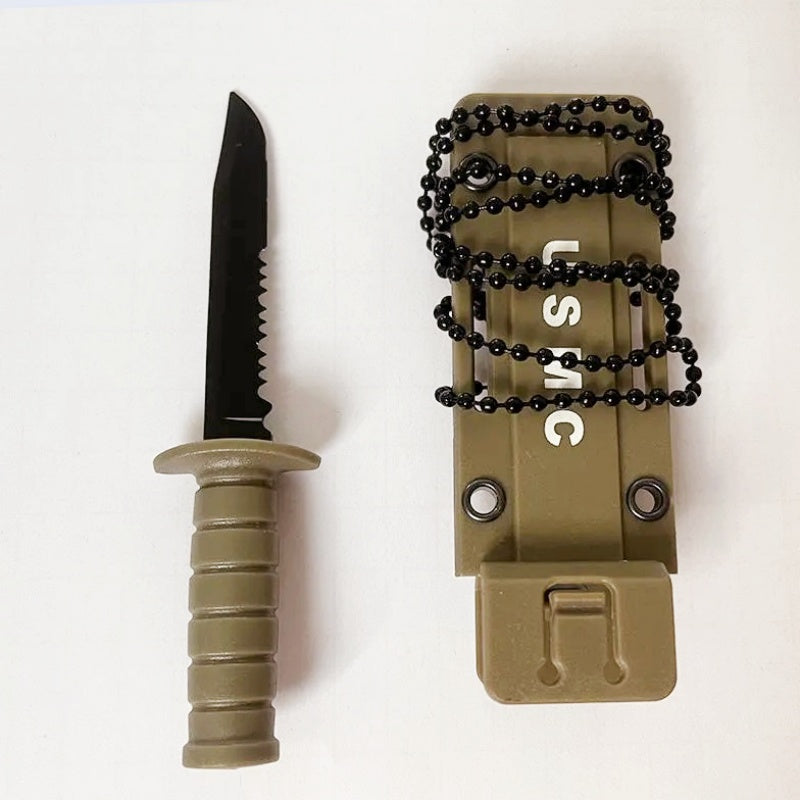 Mini EDC Knife Small Straight Knife Survival EDC Tool Camping Portable Multifunction Knives