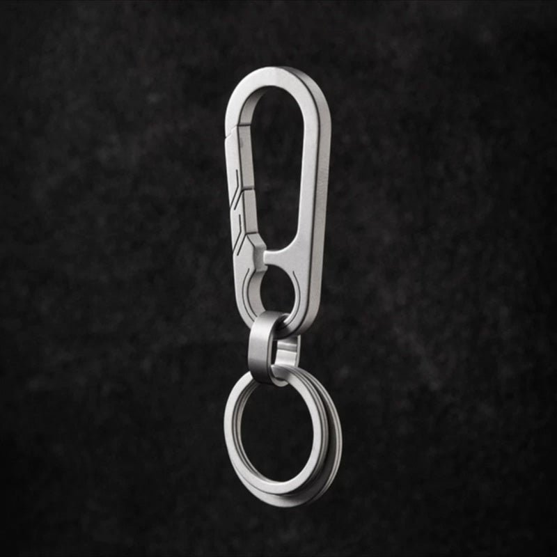 Ultra-lightweight Titanium Alloy Simple Keychain Car Keychain Pendant