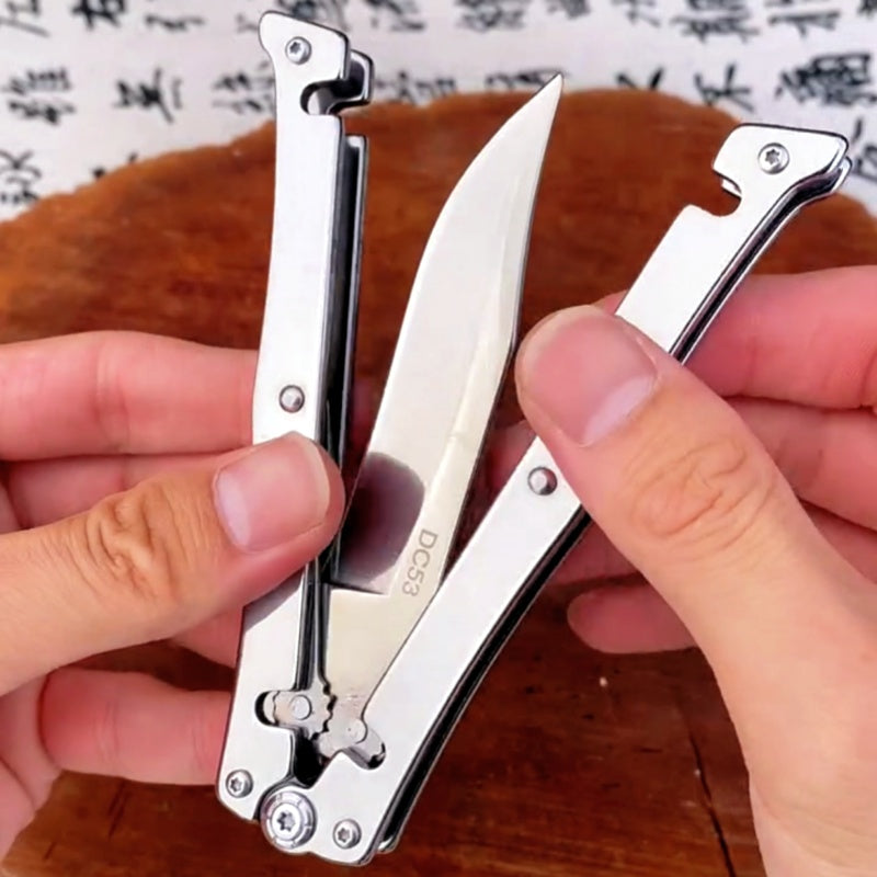 Shadow Y Full-Steel Mechanical Folding Knife - EDC Gadget