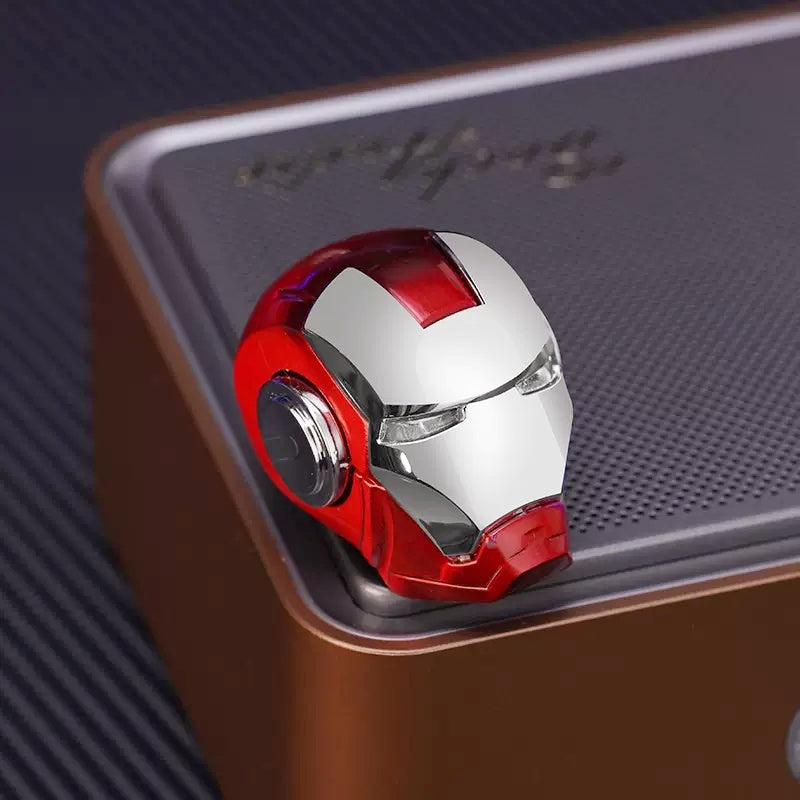 Iron Man Helmet Lighter Windproof Rechargeable Cigarette Lighter