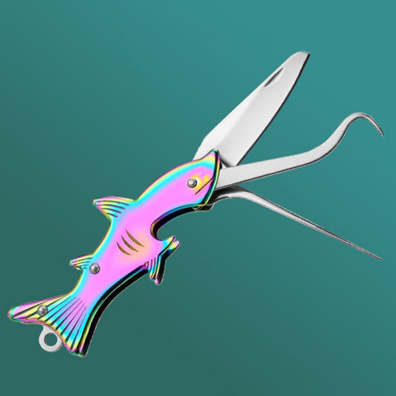 Creativity Multifunctional Toothpick Folding Knife Gift Bottle Opener Self-defense Tool(Tiktok Recommended)