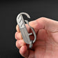 New Design Titanium Alloy MINI keychain Knife High Hardness D2 Blade Keychain Pendant Pocket Paring Knife Outdoor EDC