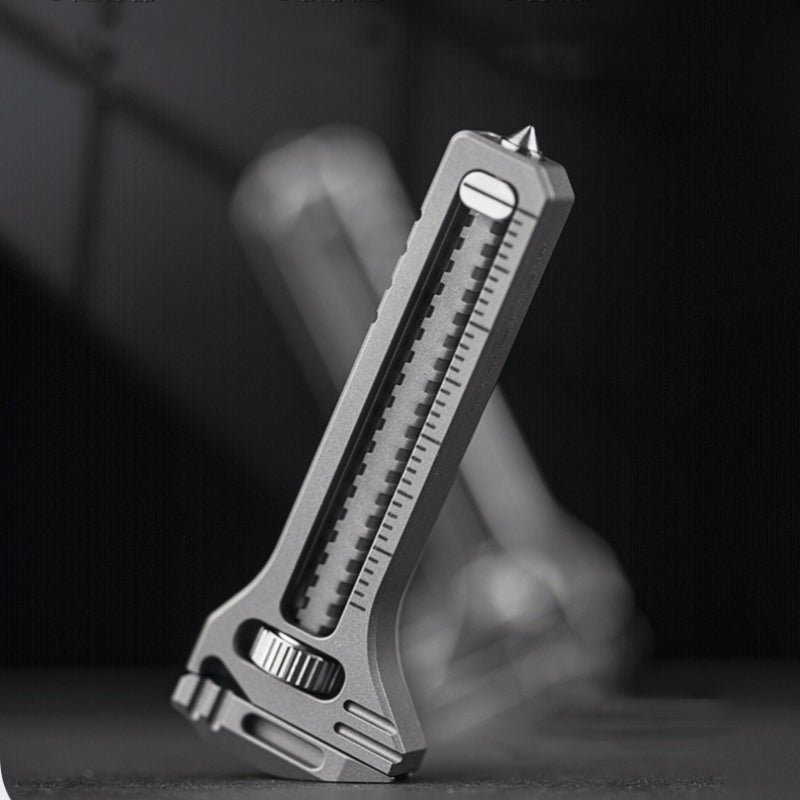 12 in 1 Titanium Alloy Mini Adjustable Wrench Multifunctional EDC Tool - hakatoy