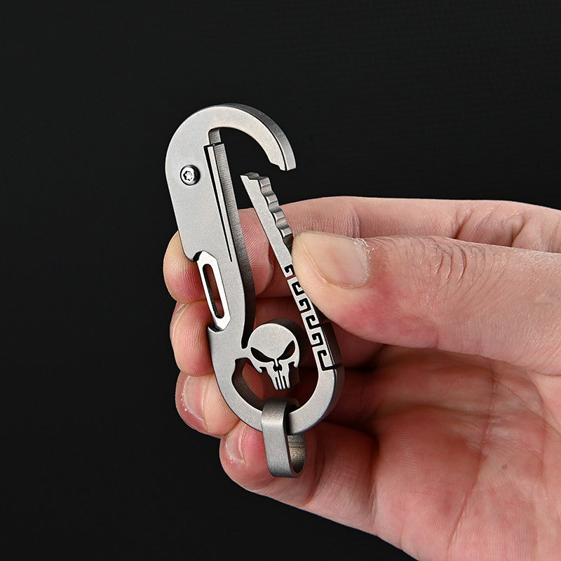 New MINI Titanium Alloy keychain Knife Outdoor EDC Self-defense Tool Paring Knife