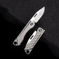 New Titanium Keychain Mini Folding Knife D2 Steel Sharp