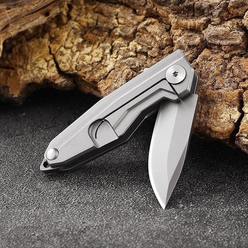 Small grasshopper knife stainless steel pocket EDC knife