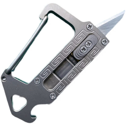 Titanium alloy Keychain Pocket Knife EDC Multifunction Knife