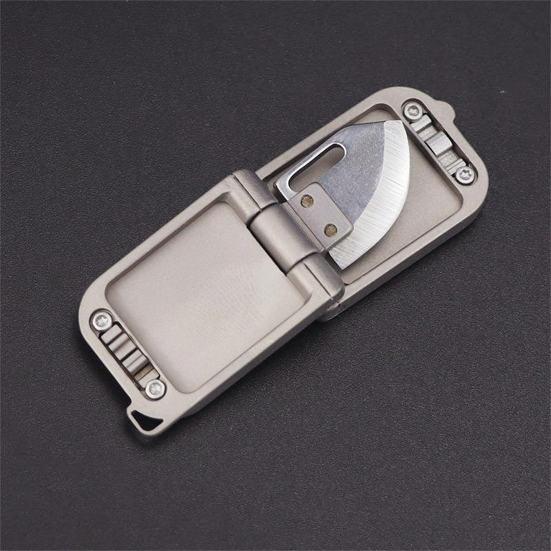 New Titanium alloy suitcase mini knife