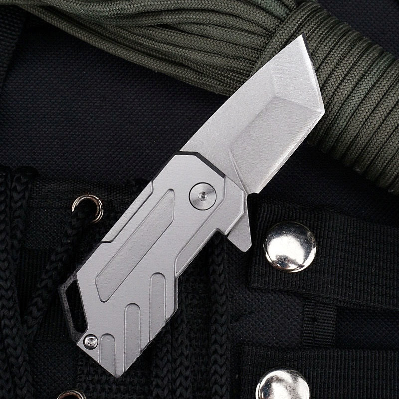 Full Metal EDC Folding Pocket Knife Mini Sharp