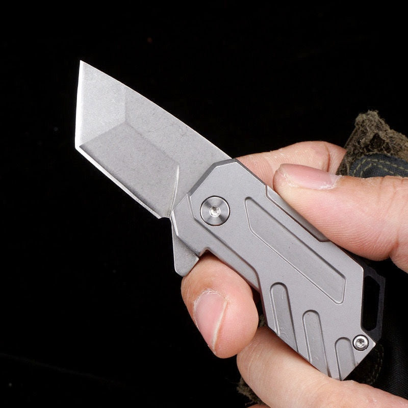 Full Metal EDC Folding Pocket Knife Mini Sharp