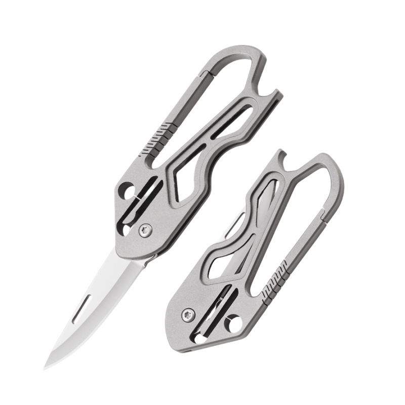 New Titanium Alloy Multifunctional Keychain Knife