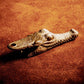 Alligator Clip Brass Keychain Creative Pendant