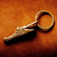 Alligator Clip Brass Keychain Creative Pendant