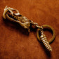 Viper Brass Keychain Creative Niche Pendant