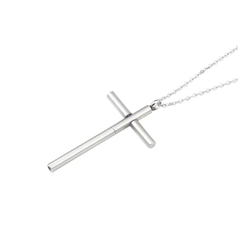 Cross Necklace Accessories Outdoor Self-defense Artifact Creative Toy