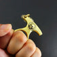 Outdoor EDC Brass Knuckle Window Breaker Keychain Pendant