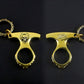 Outdoor EDC Brass Knuckle Window Breaker Keychain Pendant