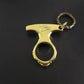 Outdoor EDC Brass Knuckle Window Breaker Keychain Pendant