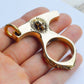 Outdoor EDC Brass Knuckle Window Breaker Keychain Pendant