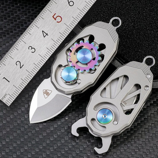 Mini Beetle Keychain Pocket Knife Multi-Function EDC Tool