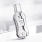 Mini Titanium Alloy Pocket Knife Keychain Pendant Outdoor Emergency Pocket Knife