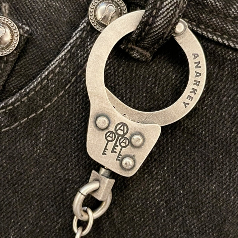 Retro Creative Handcuffs Keychain Accessories Pendant