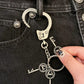 Retro Creative Handcuffs Keychain Accessories Pendant