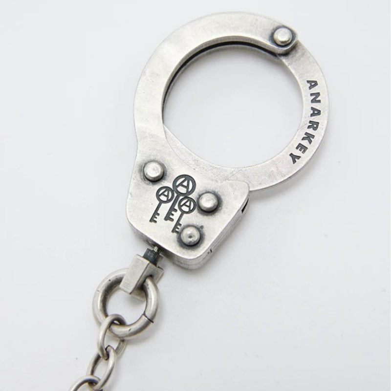 Retro Creative Handcuffs Keychain Accessories Pendant