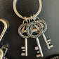 Retro Creative Handcuffs Keychain Accessories Pendant