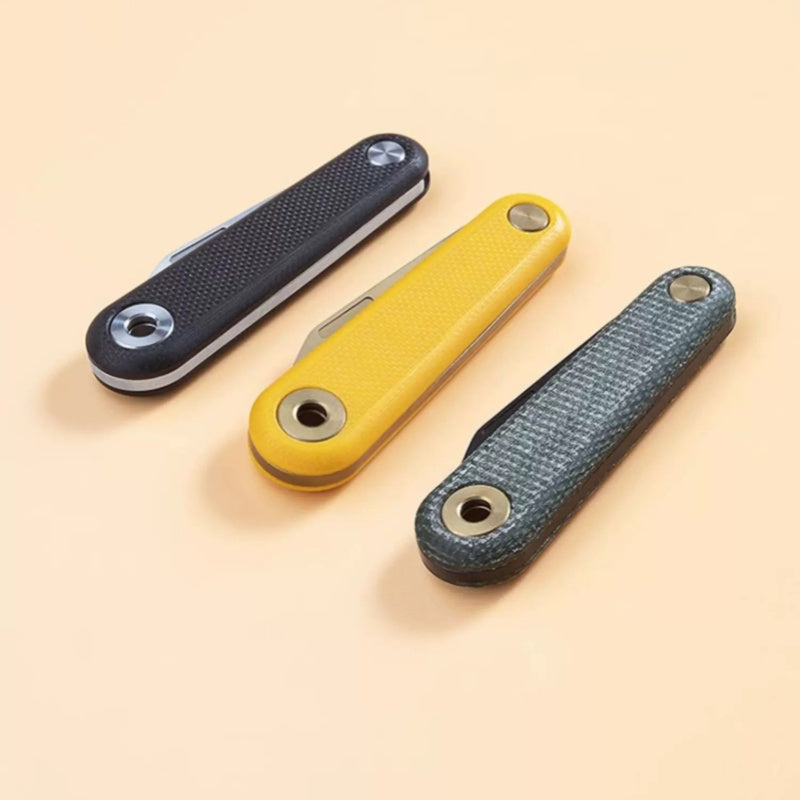 New Mini Household Portable Folding Knife Keychain EDC Knife