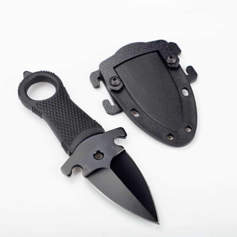 Outdoor Portable EDC Tactical Knife Self-defense Gadget Molle Backpack Mount