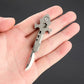 Titanium Alloy Multifunctional Cross Pendant Knife Outdoor EDC Small Tool Pry Bar