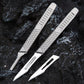 Titanium Alloy Utility Knife Portable EDC Gadget Prybar Replaceable Blade