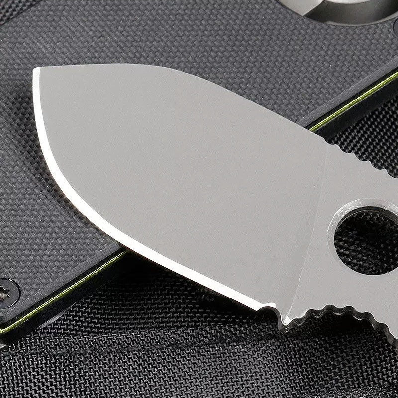 Mini Ring Knife Outdoor Portable EDC Multi-function Knife Keychain Knife