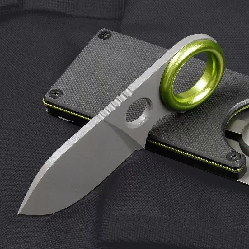 Mini Ring Knife Outdoor Portable EDC Multi-function Knife Keychain Knife