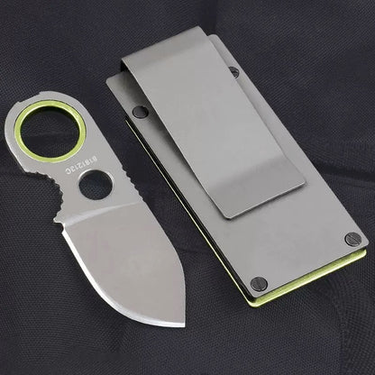 Mini Ring Knife Outdoor Portable EDC Multi-function Knife Keychain Knife