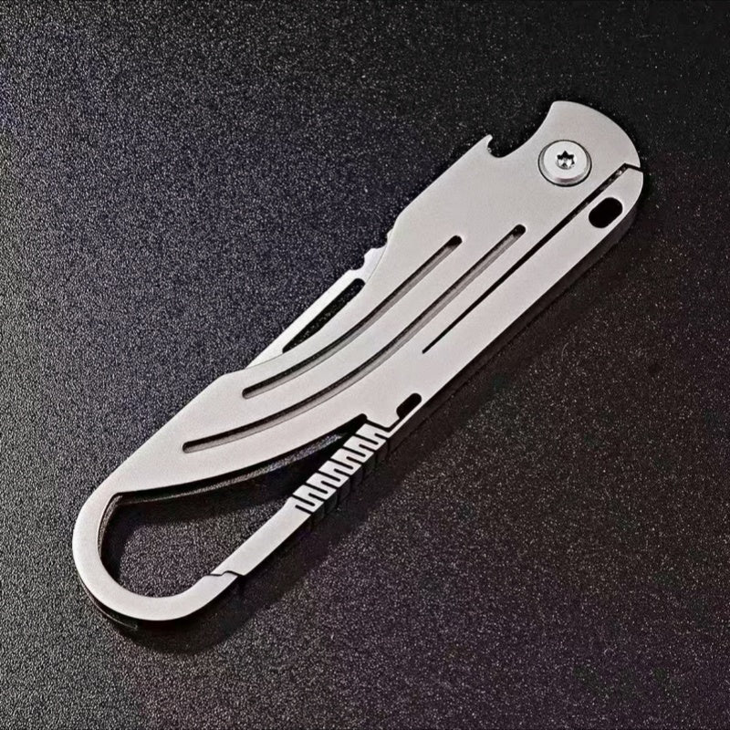 M390 Titanium Mini Keychain Multi-tool Folding Knife