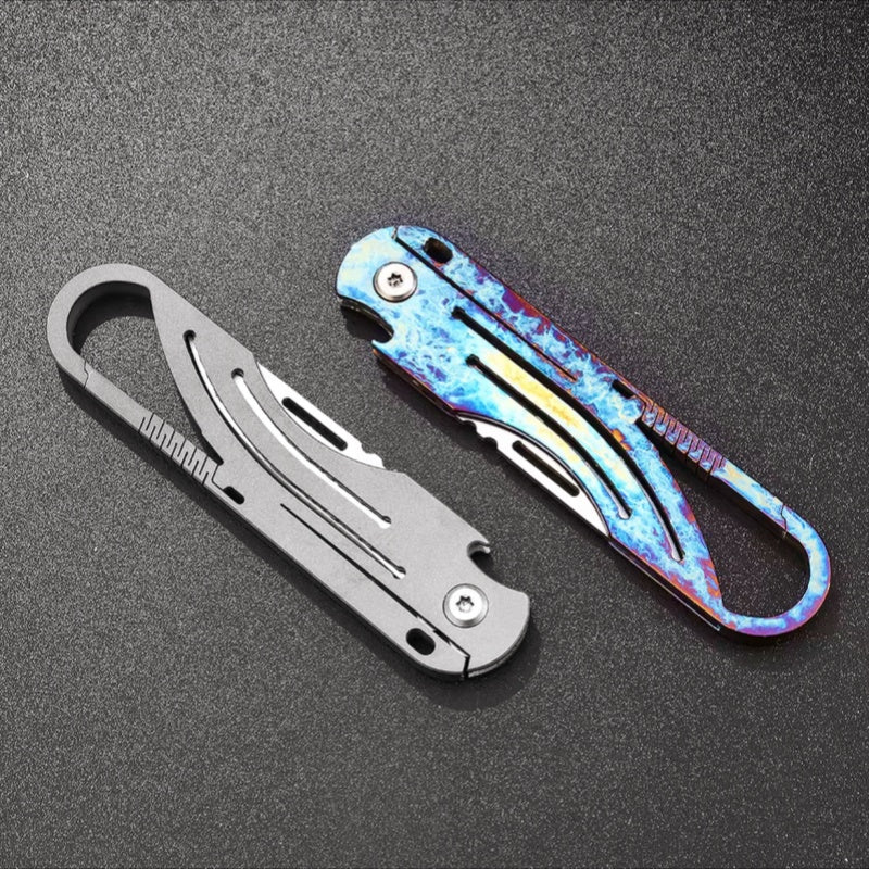 M390 Titanium Mini Keychain Multi-tool Folding Knife