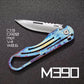 M390 Titanium Mini Keychain Multi-tool Folding Knife