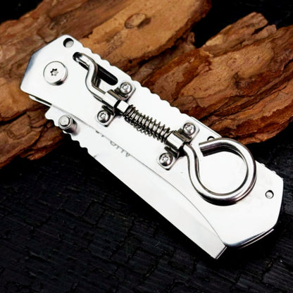 New Flipper Folding Knife with Pull-Ring Compact EDC Tool