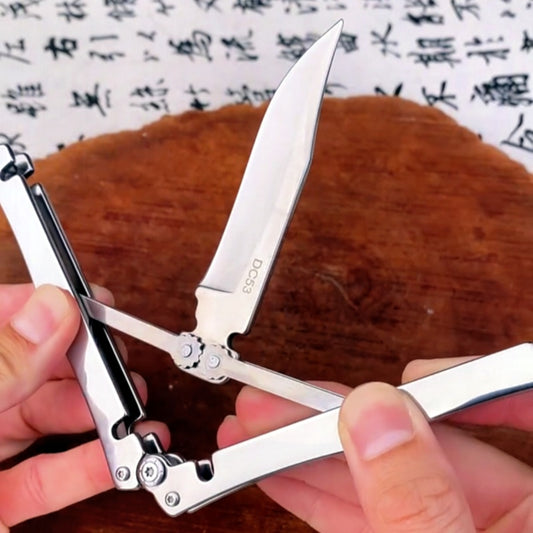 Shadow Y Full-Steel Mechanical Folding Knife - EDC Gadget