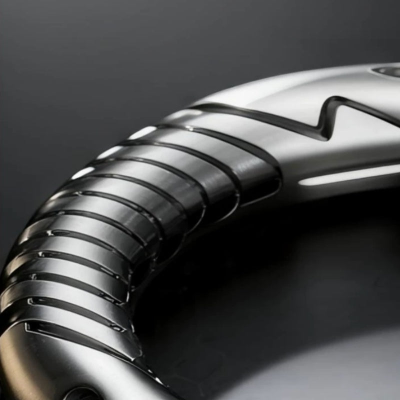 Hollow Ultra-Light Titanium Car Keychain - Minimalist Style