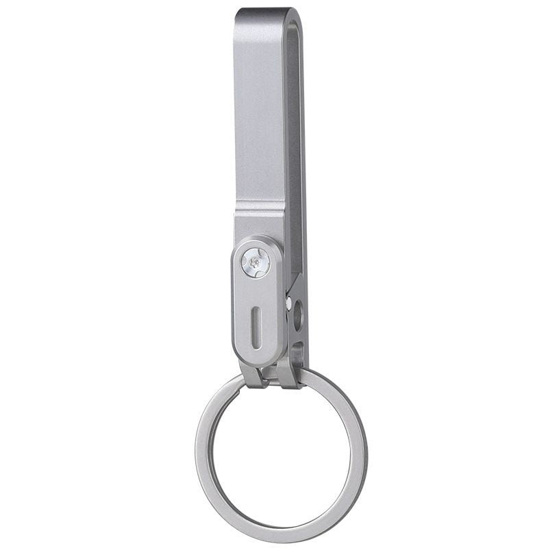 Titanium Alloy Car Keychain - Magnetic Anti-Lost Quick-Release Key Ring