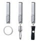 Titanium Alloy Car Keychain - Magnetic Anti-Lost Quick-Release Key Ring