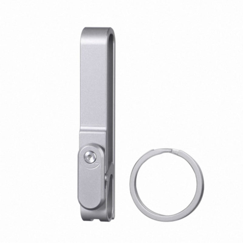 Titanium Alloy Car Keychain - Magnetic Anti-Lost Quick-Release Key Ring