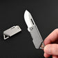 New D2 Blade Stainless Steel Forming Keychain Knife Outdoor Camping Self Defense Emergency Survival Knife