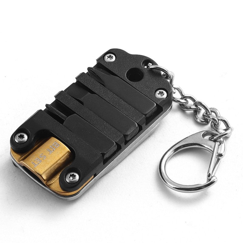 3 in 1 Utility Pocket Knife Folding Mini Knife Stainless Steel Keychain Pendant EDC Tool Portable Keyring - hakatoy