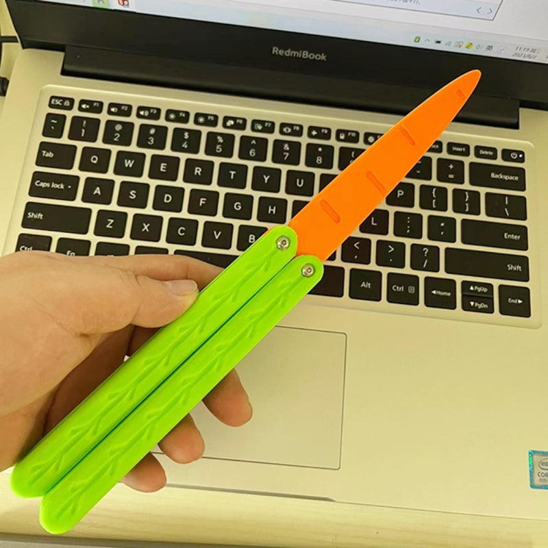 New 3D Printing Radish Butterfly Knife Decompression Toy Little Radish Knife